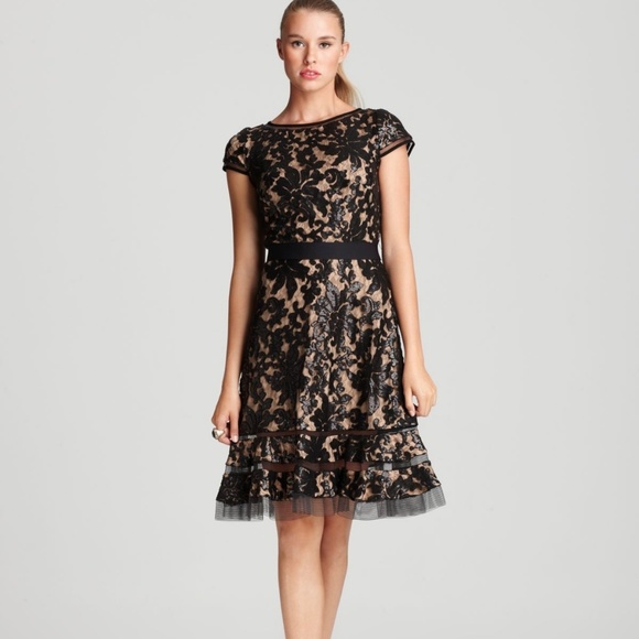 Tadashi Shoji Cap Sleeve Sequin 